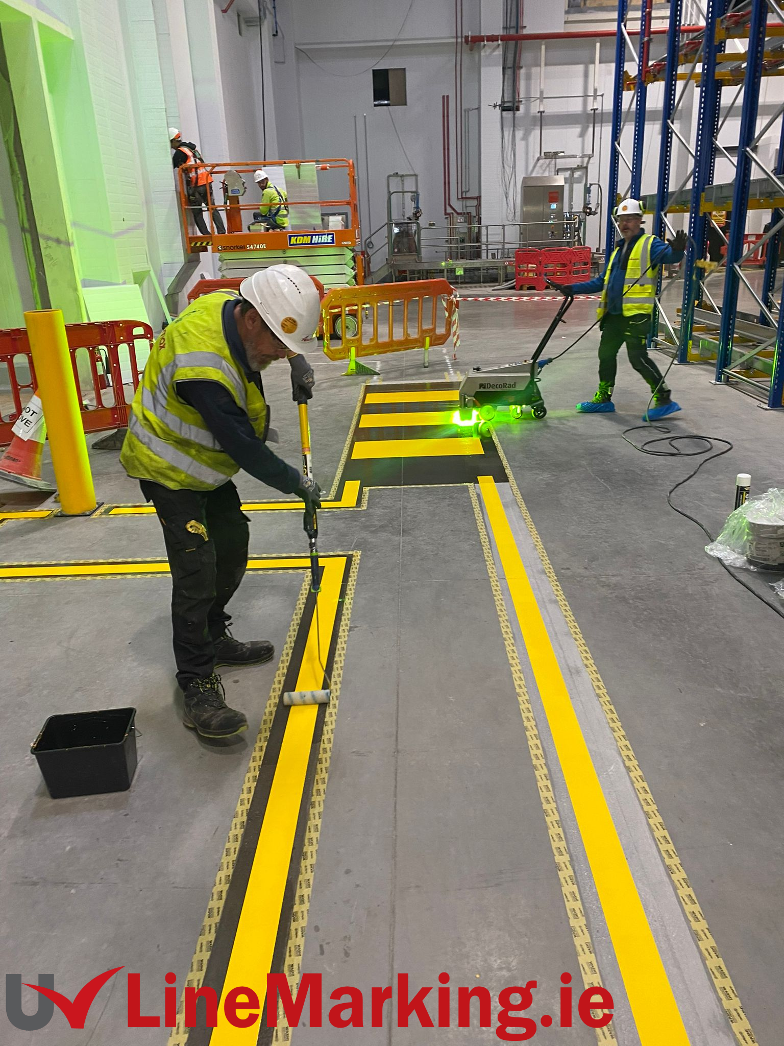 Safety Walkways with UV Line Marking