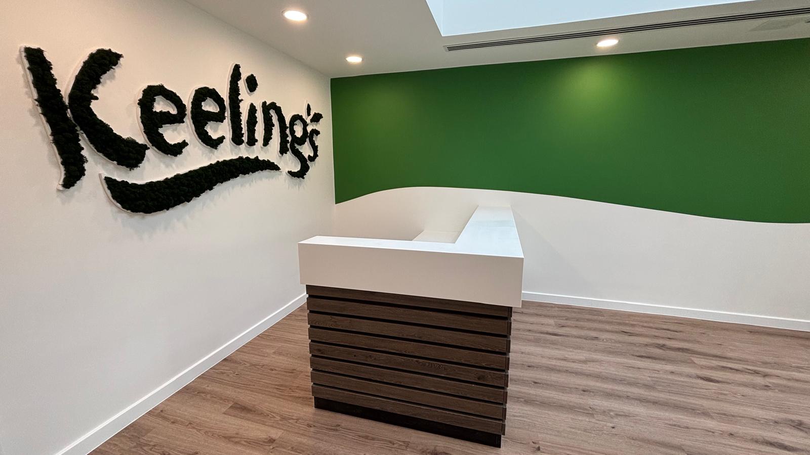 Reception Refurbishment for Keelings