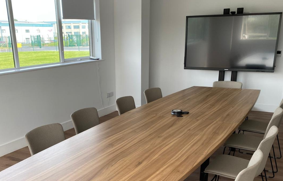 Modern Meeting Room Fit-Out: New Flooring, Furniture and Lighting